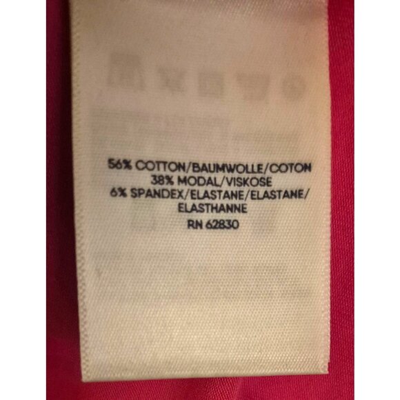 Lands' End Pink Boxy Cotton/Modal Blend Cap Sleeve Pullover Top Size 24w/26w EUC - Picture 8 of 8